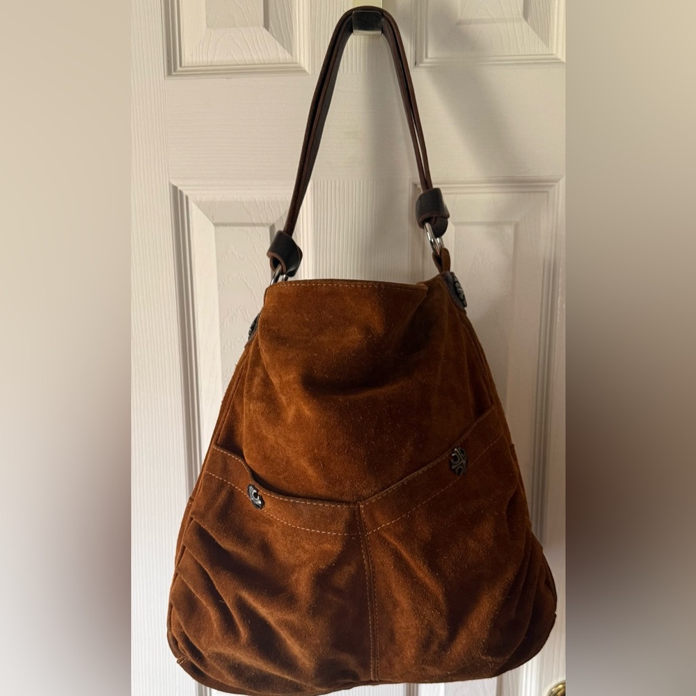 Vintage Tylie Malibu
Handbag Hobo Soft Brown Suede Leather